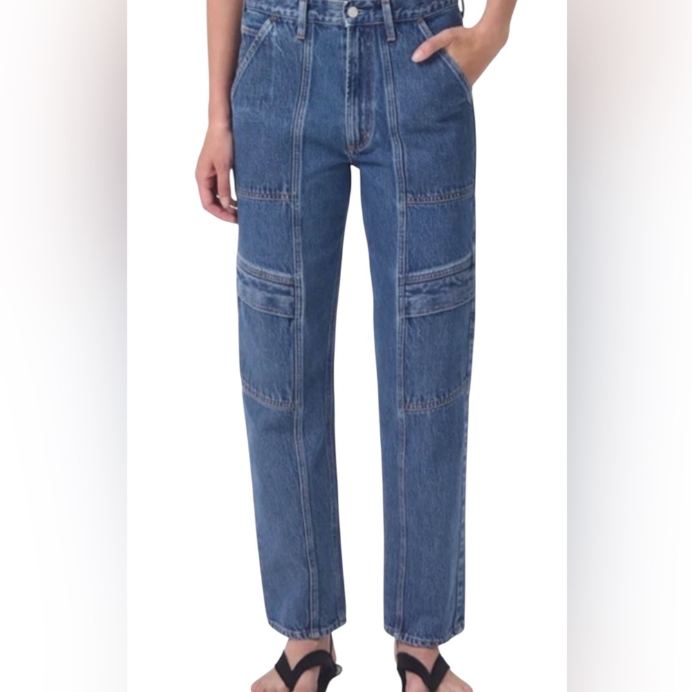 Agolde Cooper High Rise Cargo Style Jeans Sz 32